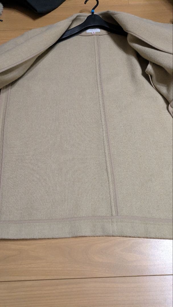 ダントン　ウールライトパイル カラーレスコート WOMEN　36