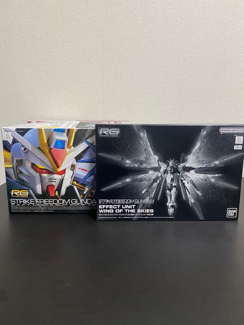 RG ガンプラ ストライクフリーダム デスティニー インパルス+拡張エフェクト