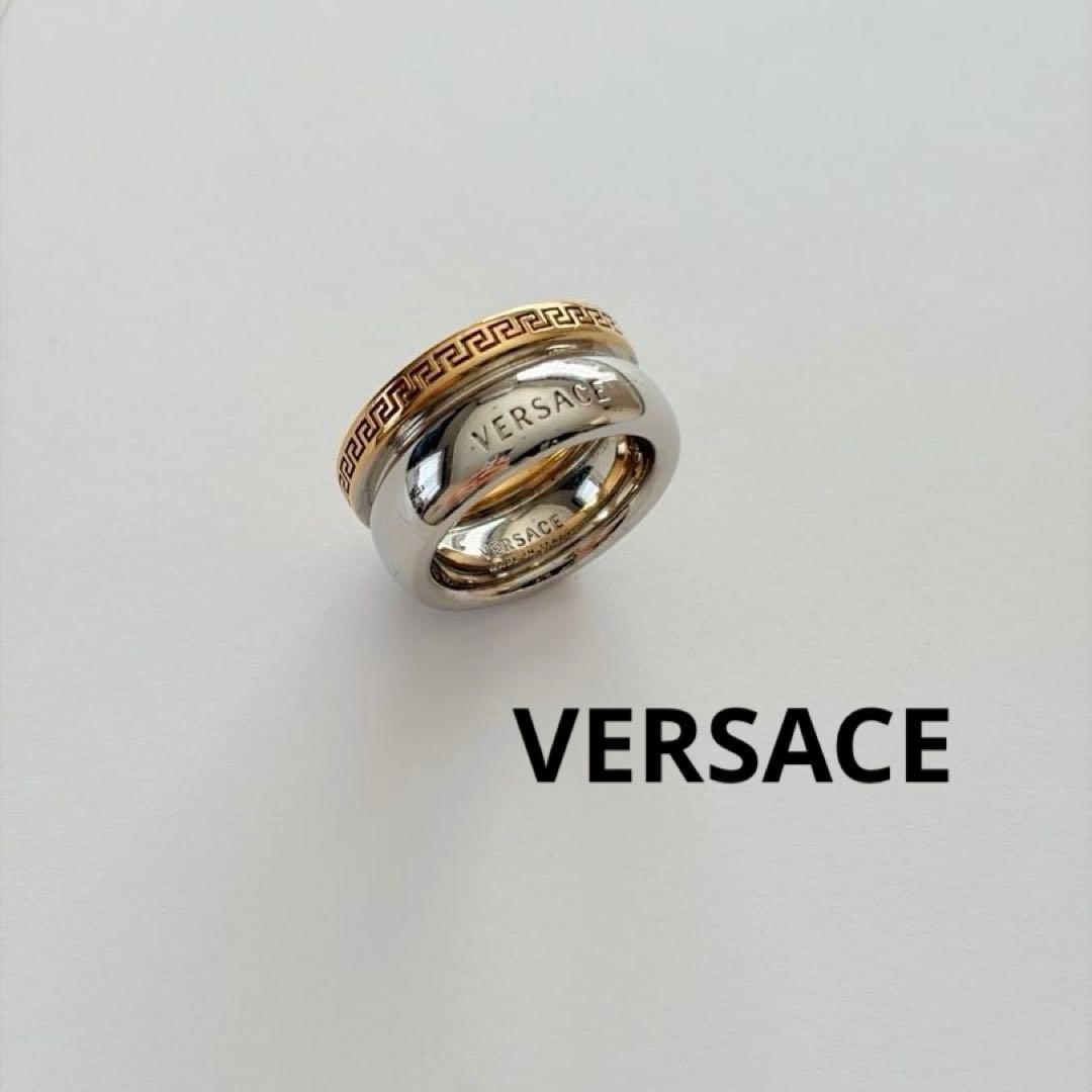 VERSACE ヴェルサーチェ リング シルバー ゴールド