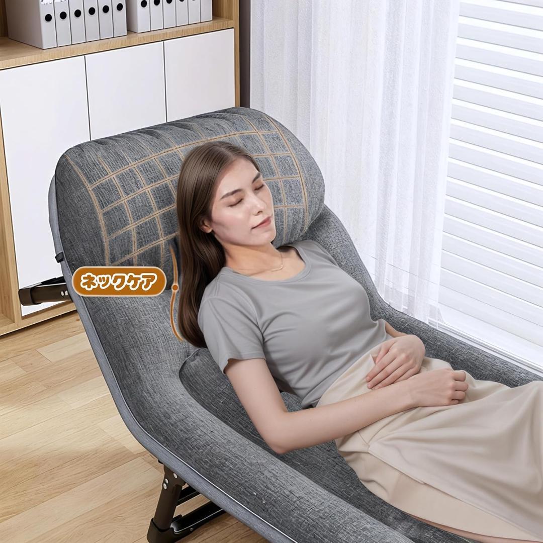 折りたたみベッド 軽量簡易ベッド コンパクト収納 シングル 組み立て不要