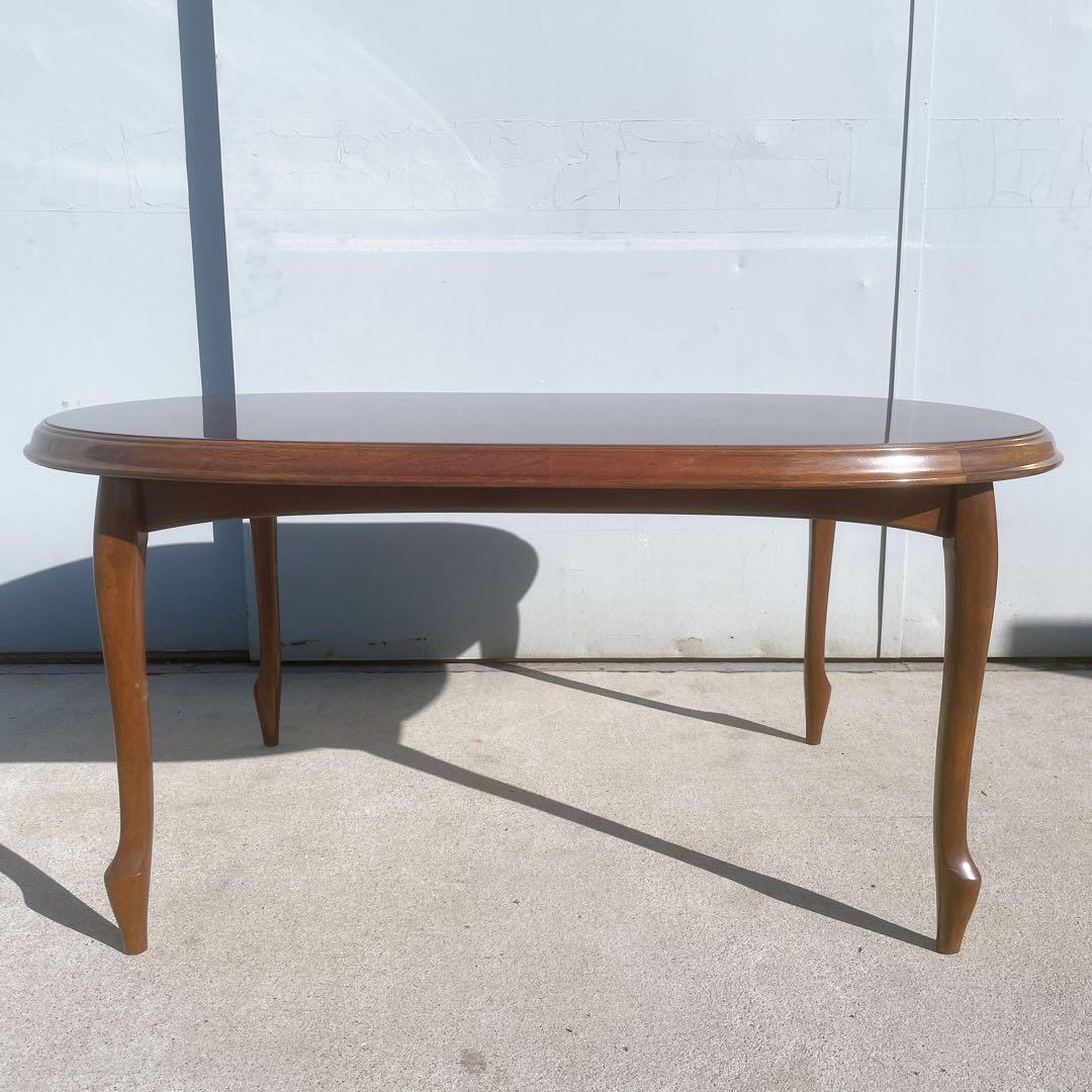 【美品】maruni マルニ アンティーク 猫脚ダイニングテーブル 昭和レトロ