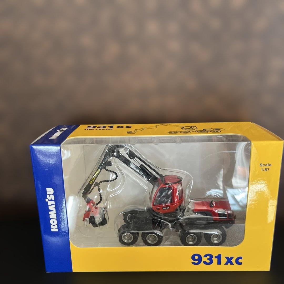 コマツ　建設機械ミニチュア　4点セット