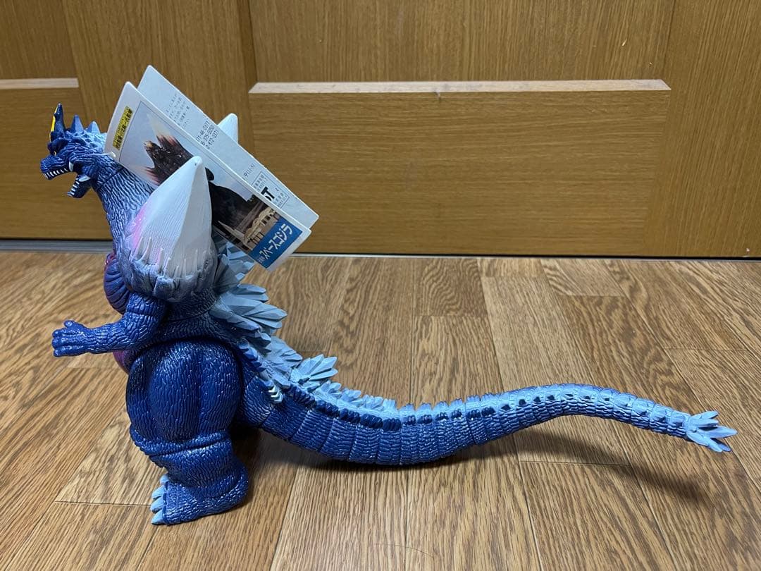 ゴジラ vs スペースゴジラ タグ付き ソフビ フィギュア 東宝 1994年製