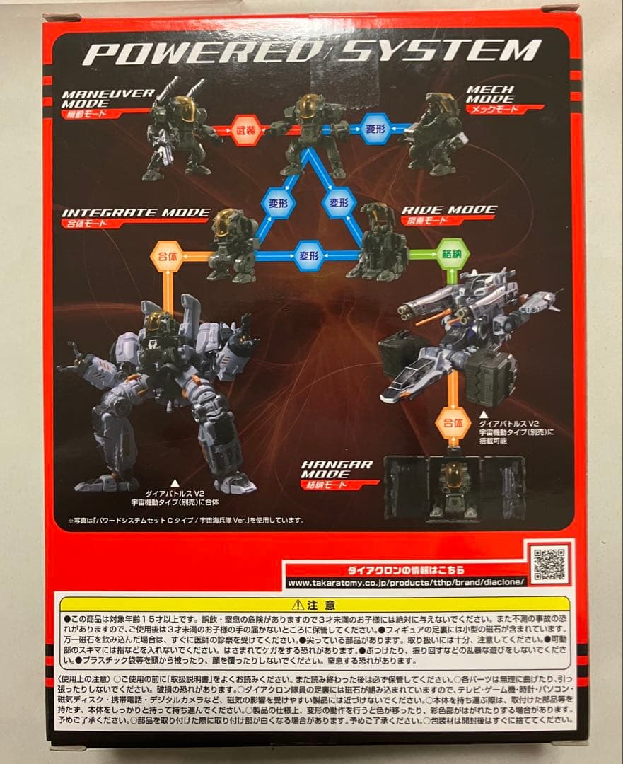 ダイアクロン DA-10 パワードシステムセット C＆Dタイプ 宇宙海兵隊Ver