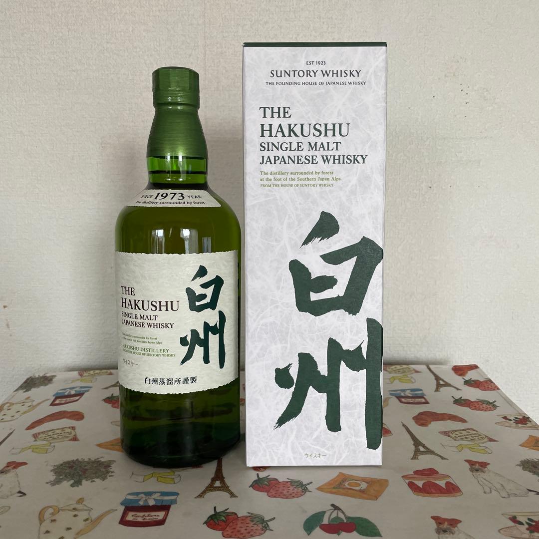 サントリー 白州 シングルモルトウイスキー 700ml (箱付き)