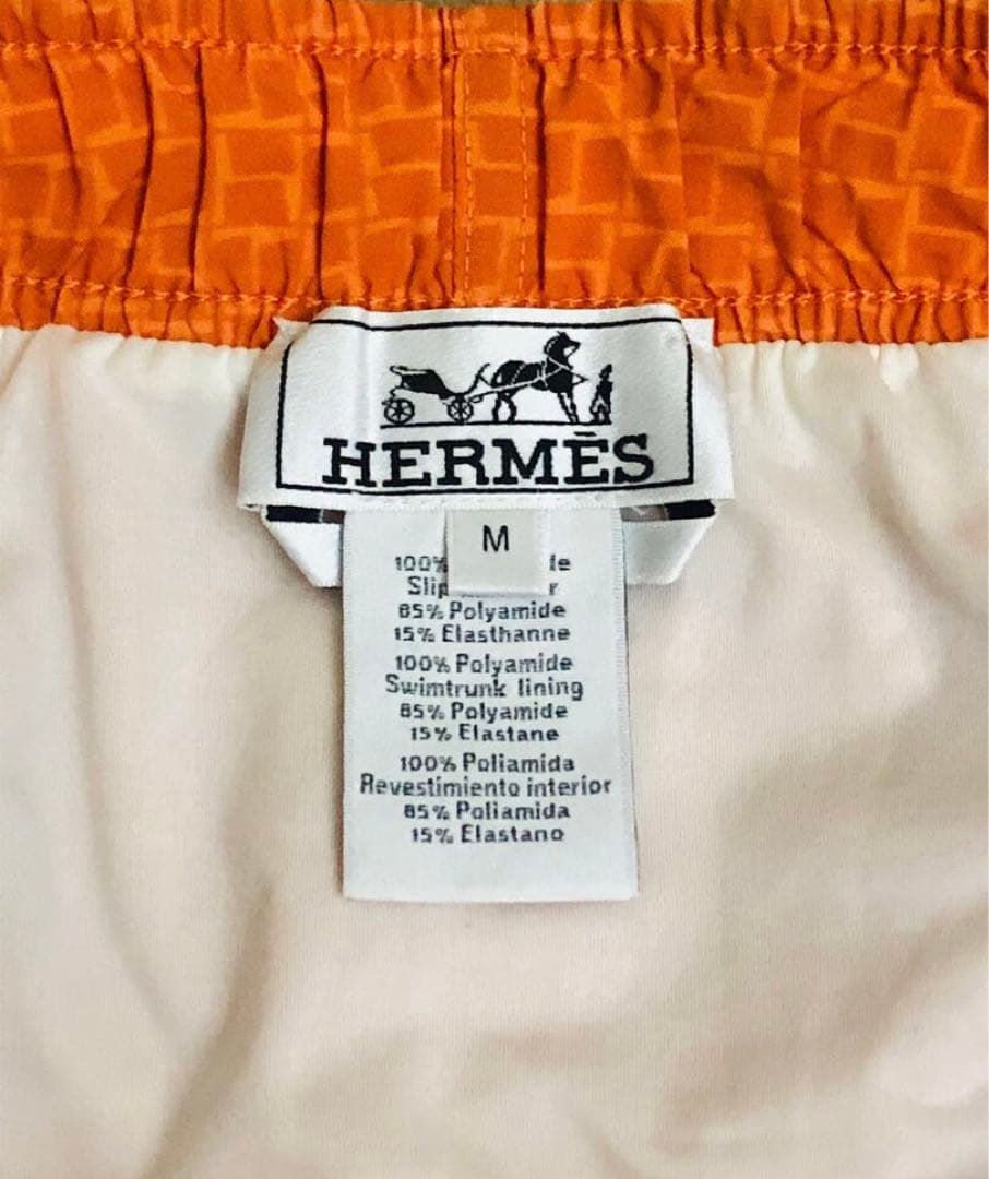 HERMES エルメス メンズ水着 スイムウェア M