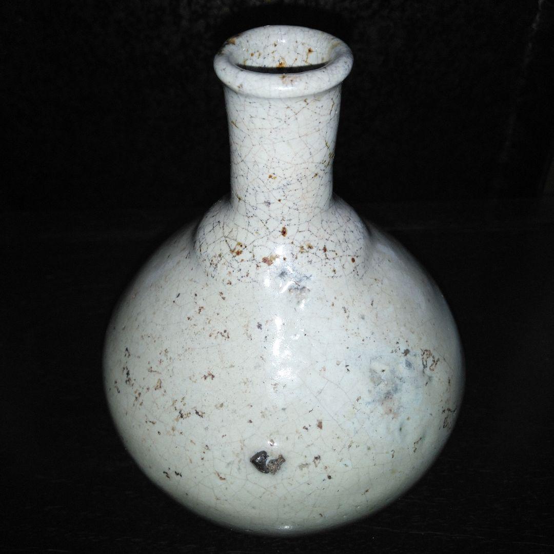 NO294 秋田 寺内焼 徳利　アンティーク品