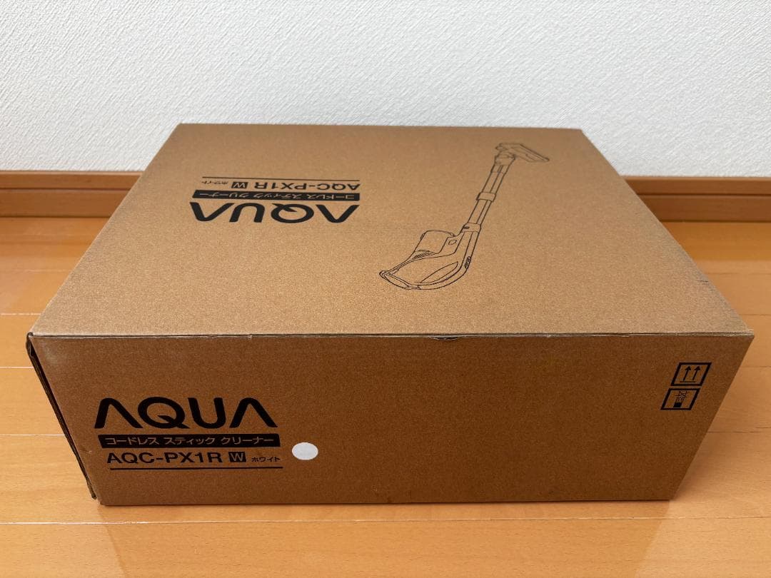 アクア コードレス スティッククリーナーサイクロン式 AQC-PX1R(W)