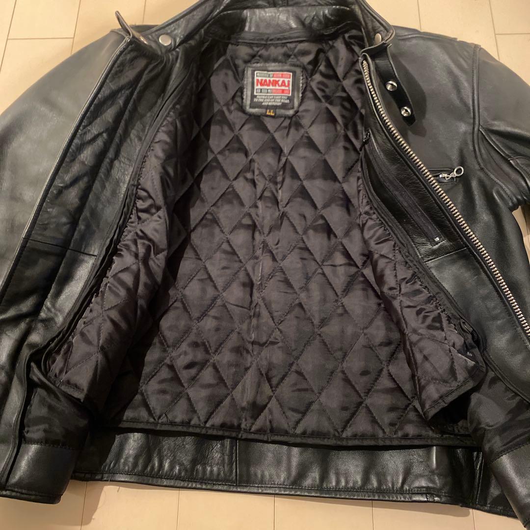 ブラックライダースジャケット NANKAI
