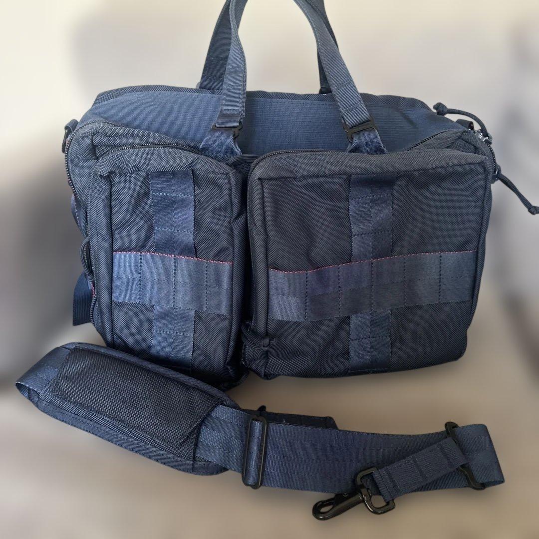 ぐ*う様 BRIEFING✖️BEAMS ビジネスバッグ　ネイビー　ビームス　ブ