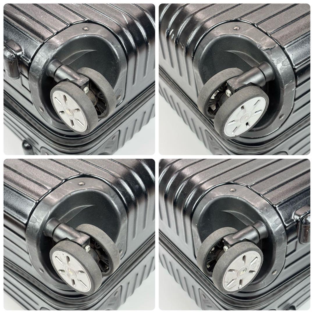 リモワ サルサ 78L キャリー スーツケース マットブラック 4輪 大容量 黒