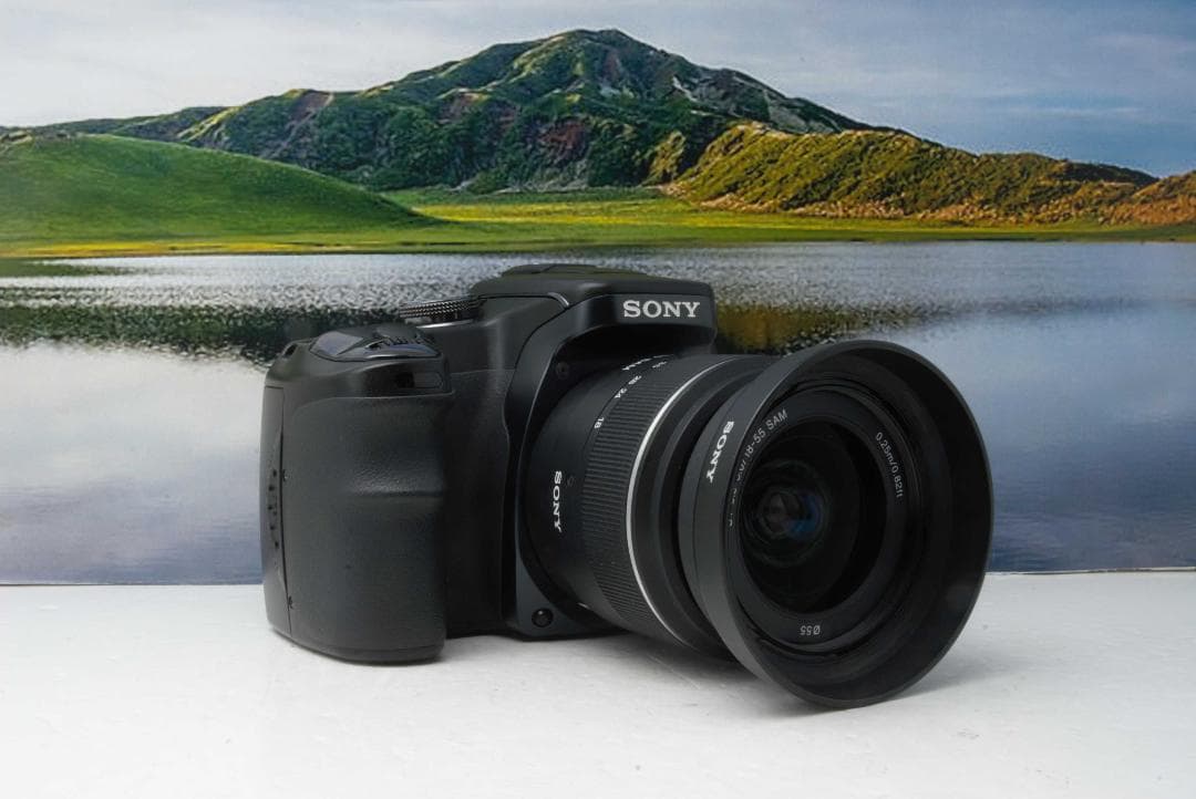 SONY α 100 ダブルズーム★初心者 おすすめ　一眼レフカメラ　すぐ使える