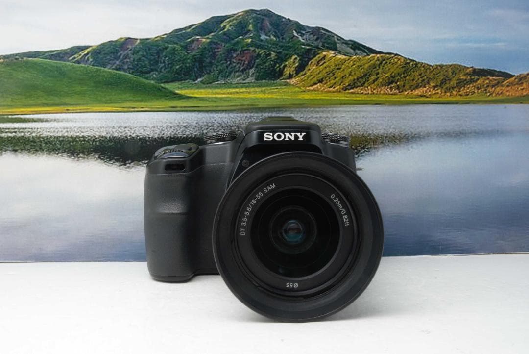 SONY α 100 ダブルズーム★初心者 おすすめ　一眼レフカメラ　すぐ使える
