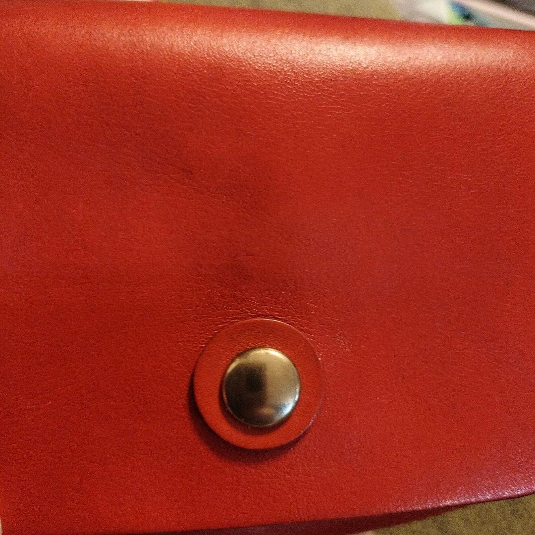 レザー 赤 ケース・小銭入れ