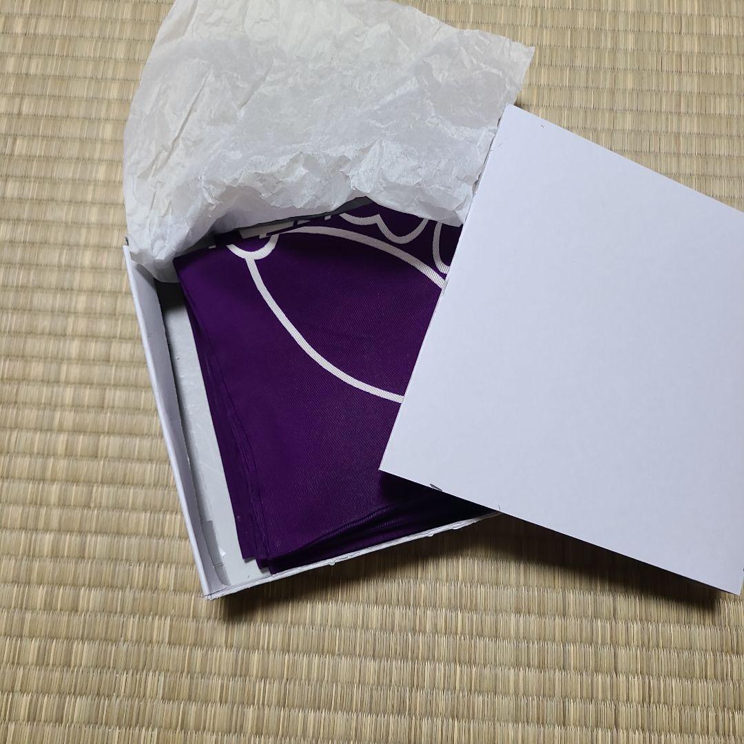 遠州流　正絹　帛紗　3枚まとめて　小堀家　家紋　花押　紫　簡易紙箱