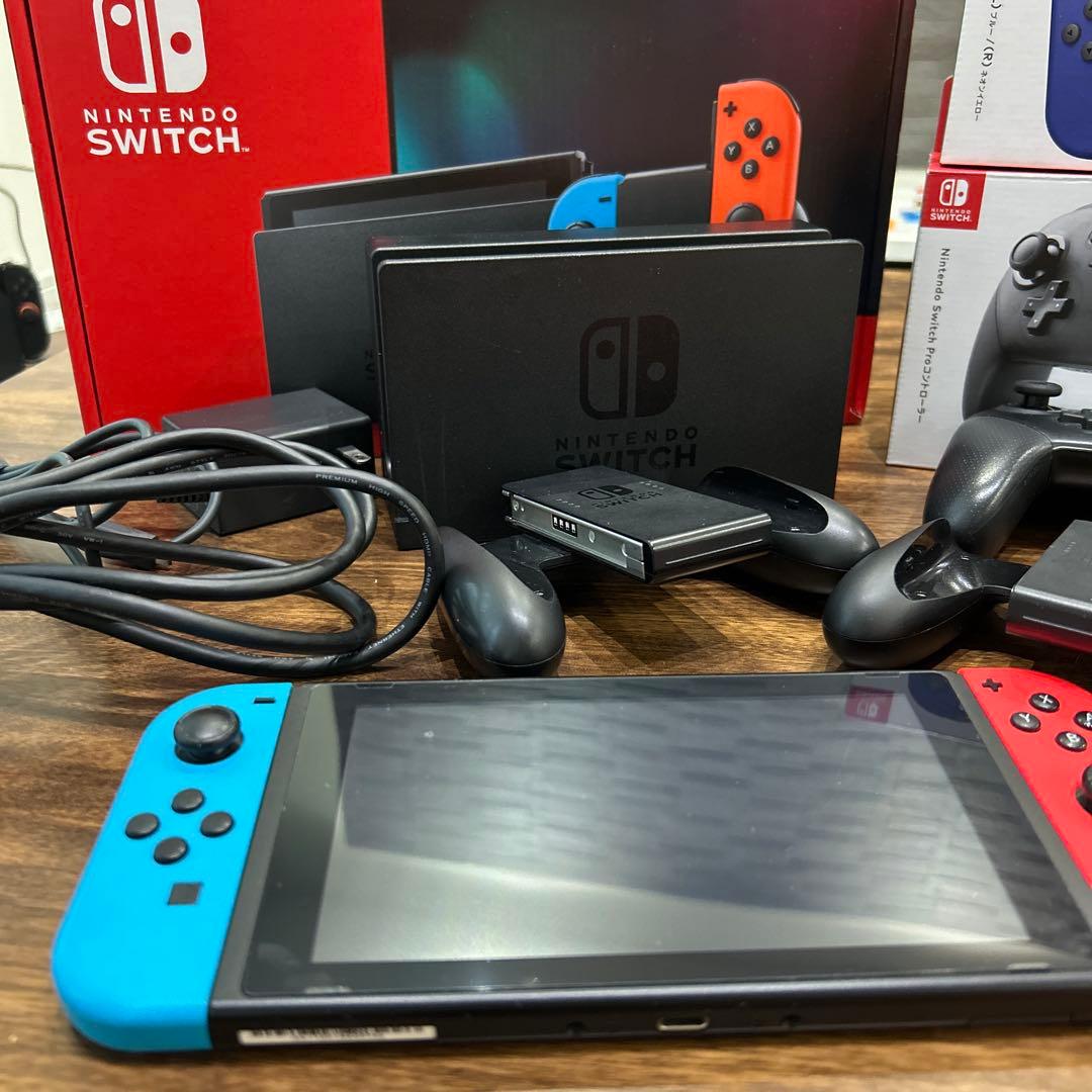 Nintendo Switch 本体 赤/青/黄/緑