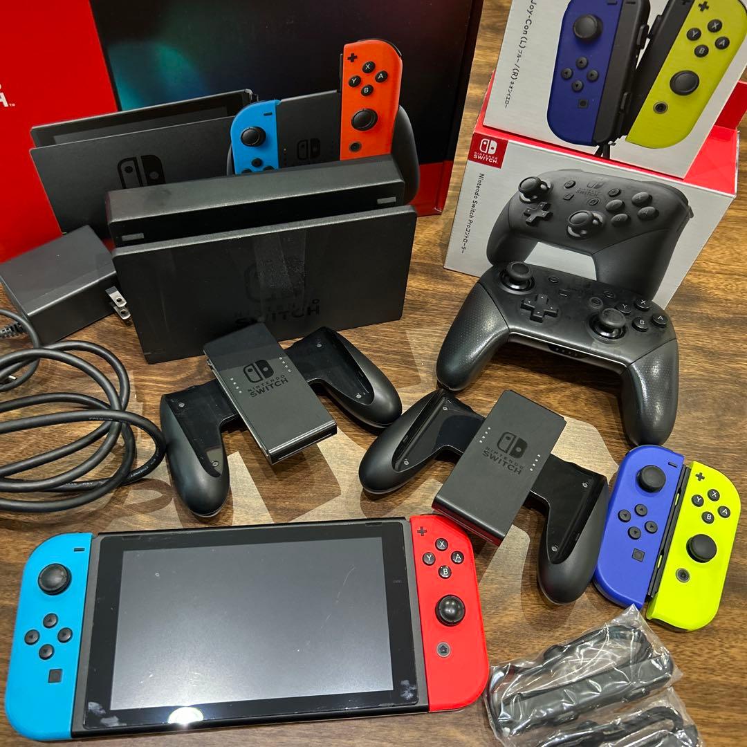 Nintendo Switch 本体 赤/青/黄/緑