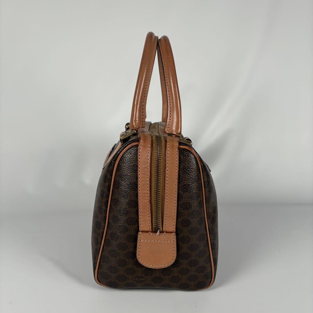 CELINE　ミニボストン　ハンドバッグ　マカダム ショルダー　2WAY　M13