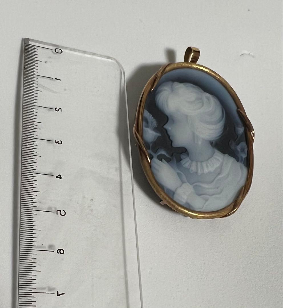 カメオペンダントの ペンダント K18