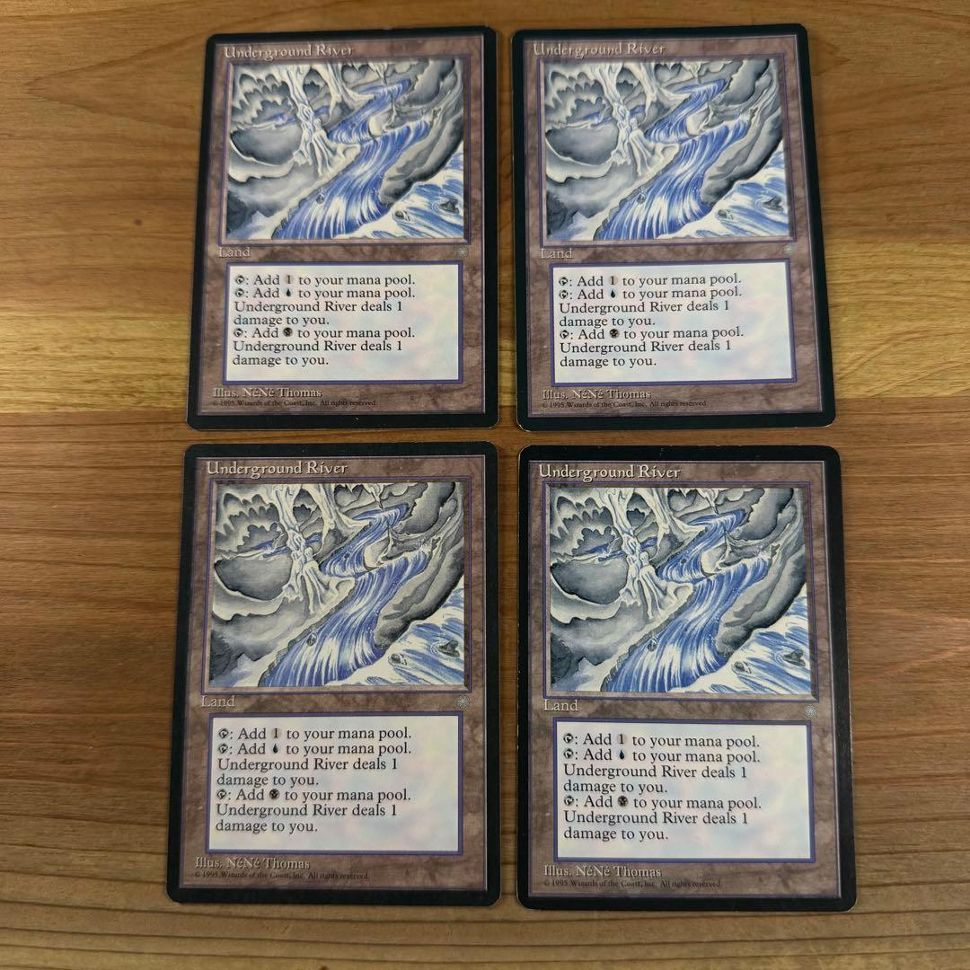 地底の大河 Underground  英語 4枚 MTG