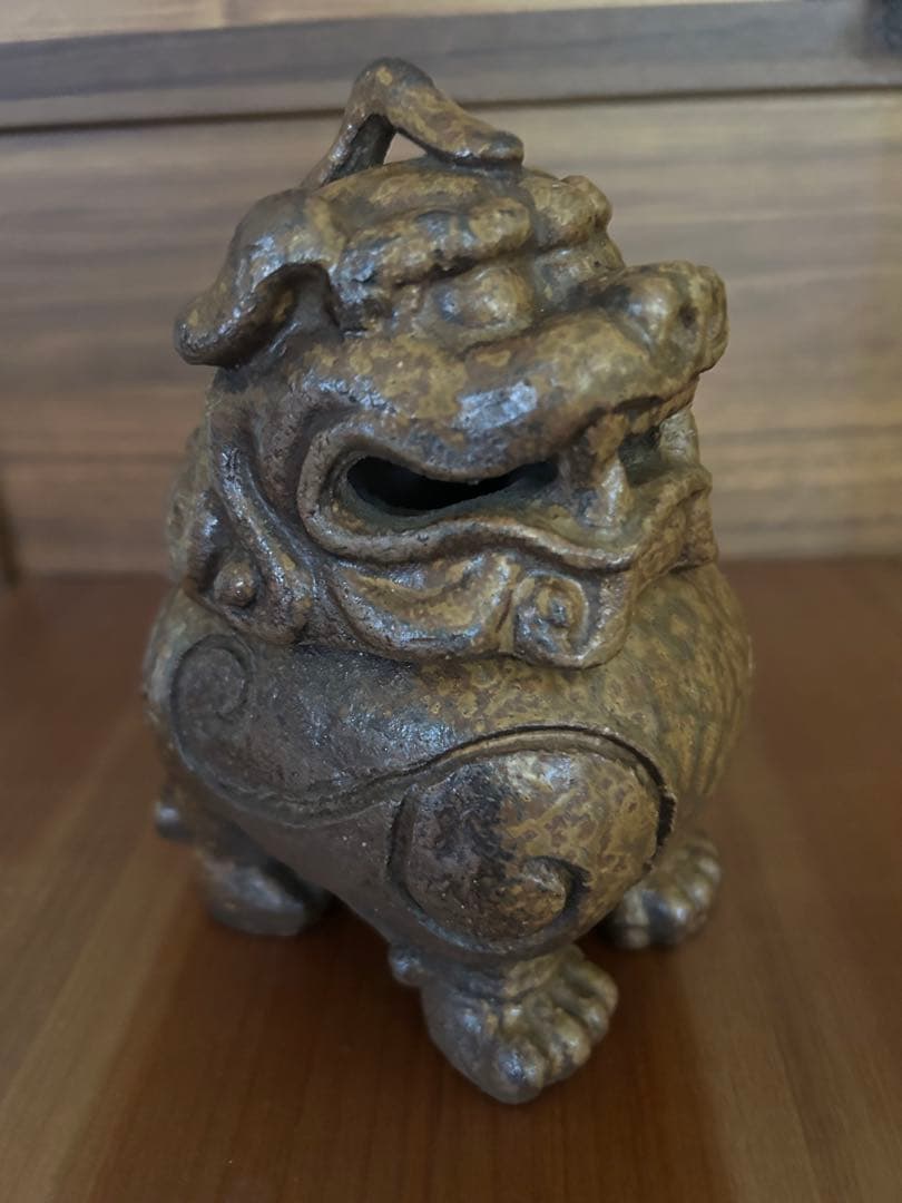 珍品？西村春湖　獅子香炉