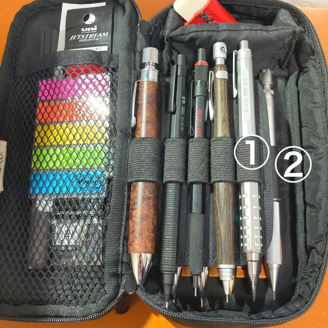 【姫路レザー:上質革】ペンケースの収納力を2倍に！ペンホルダーオーダーメイド