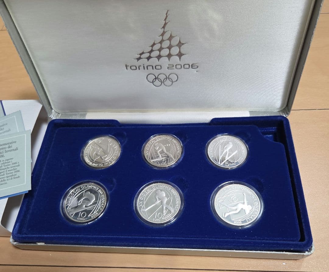 トリノ2006オリンピック記念銀貨セット