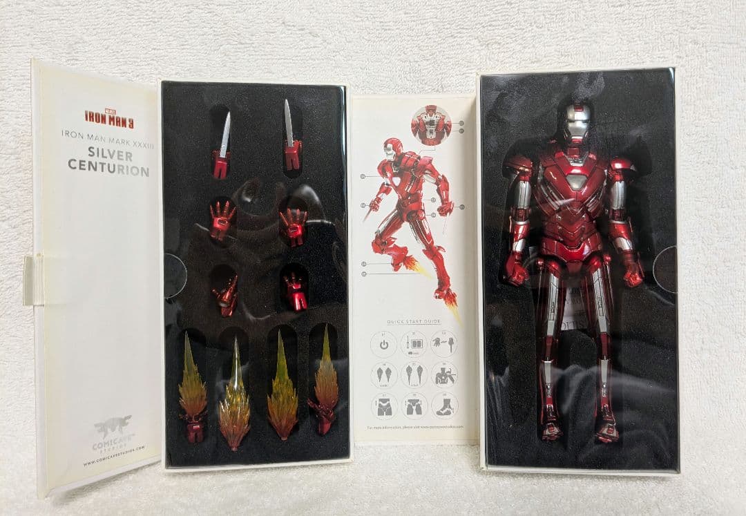 アイアンマン3 マーク33 シルバーセンチュリオン アクションフィギュア