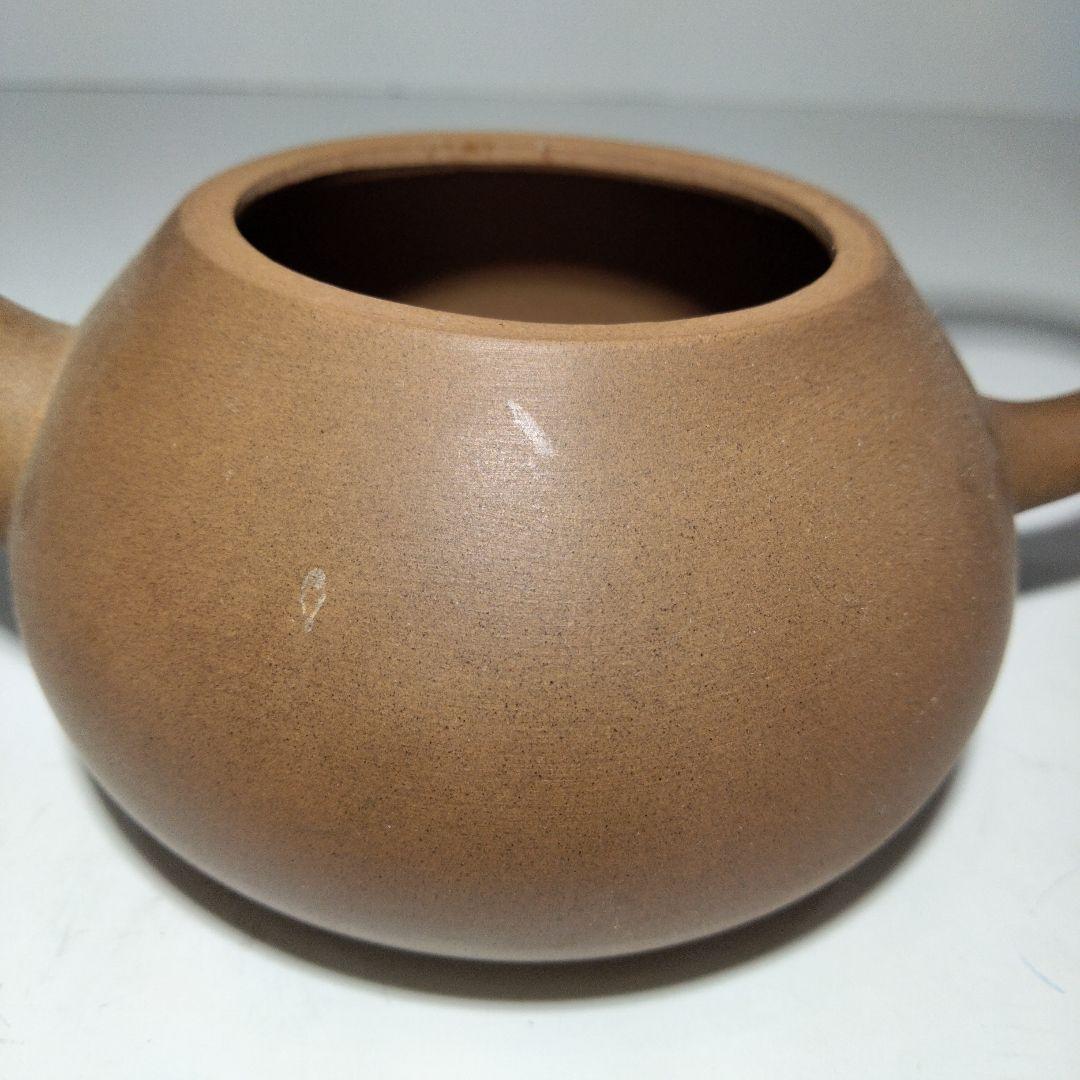 k27-1 中国古玩 朱泥上手急須 紫砂急須 在銘印有 時代唐物　D