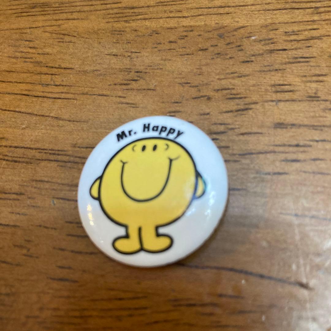 Mr. Happy バッジピン