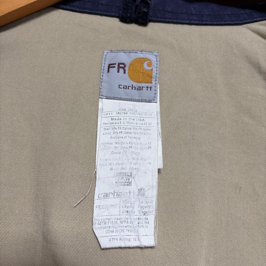 USA製 Carhartt FR ワークジャケット ブルゾン FLAME