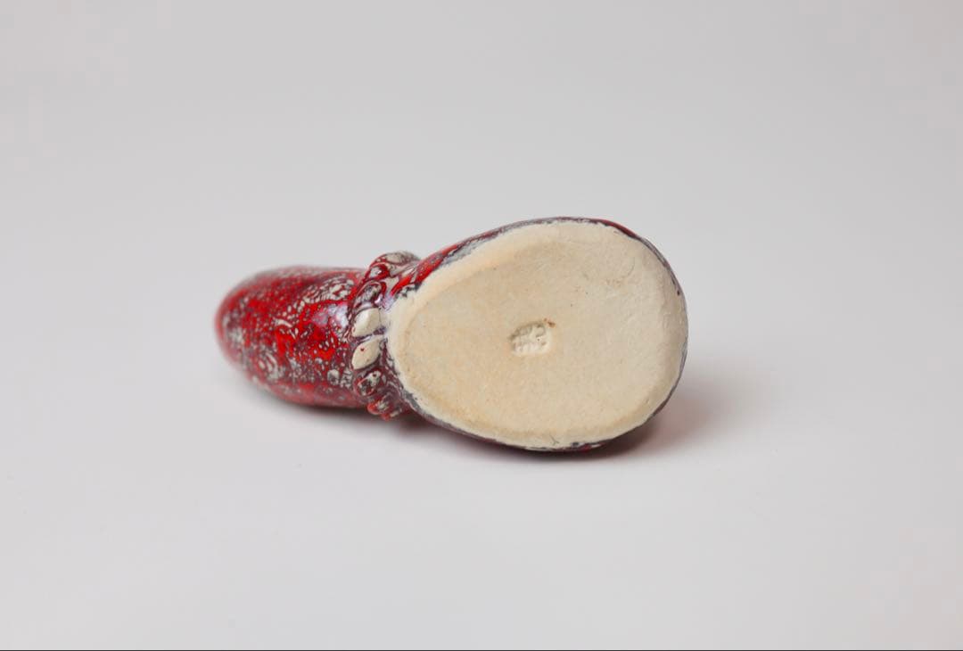 箕面焼　松田箕山　瓢箪　水滴