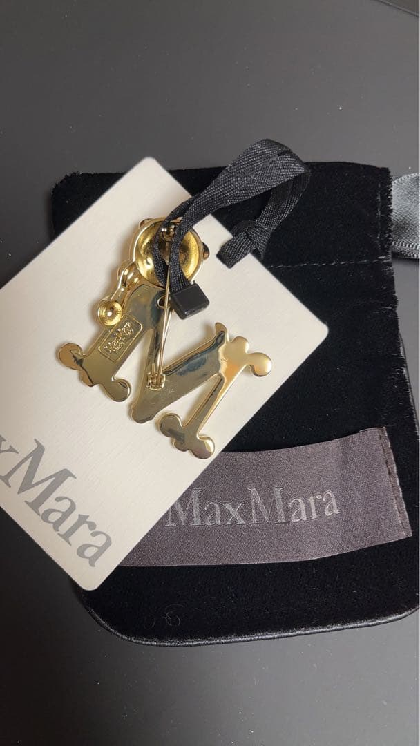 【新品未使用】MaxMaraマックスマーラ　テディブローチ