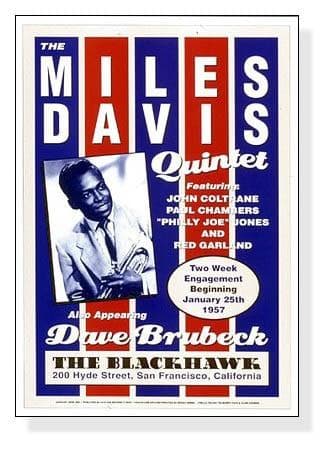 額装済/マイルス デイビス クインテット/インテリア/アート/ポスター