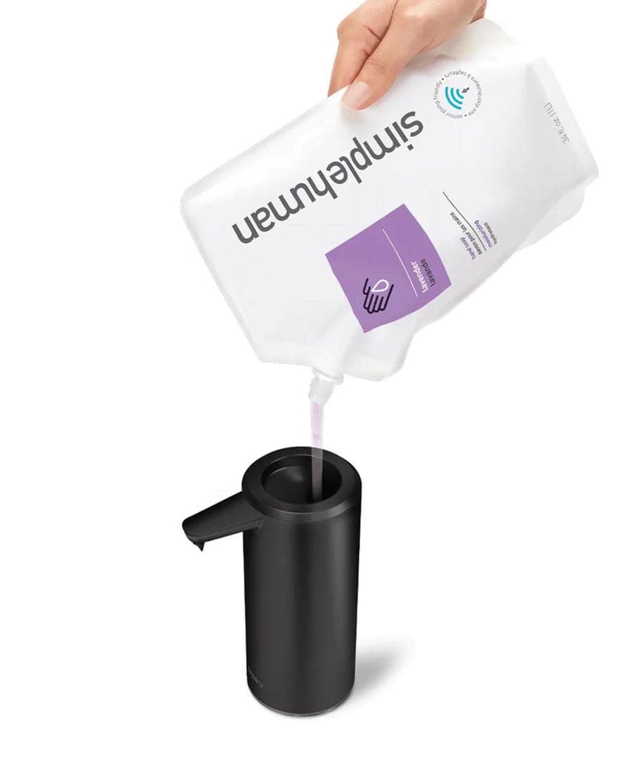 【新品未使用】simplehuman 電動ソープディスペンサー 完売ブラック