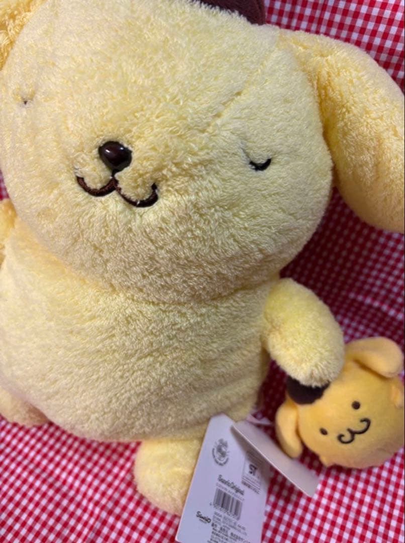 ポムポムプリン ミニプリン ぬいぐるみ レトロ