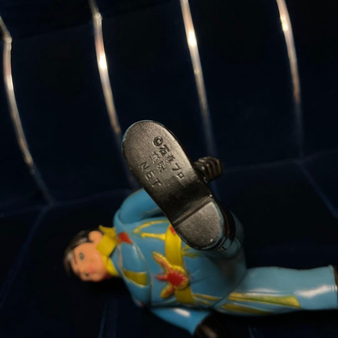 昭和レトロ ポピー イナズマン ソフビ 面無し 石森プロ 当時物 戦隊モノ