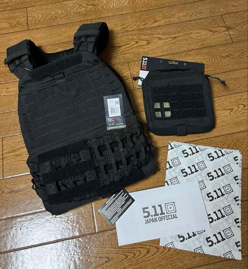 5.11 tactecプレートキャリア　実物　ポーチ　セット