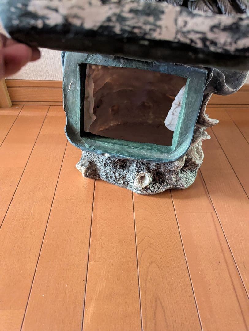 とりもち・フクロウ置物・みみずくポスト・インテリア置物・60センチ以上