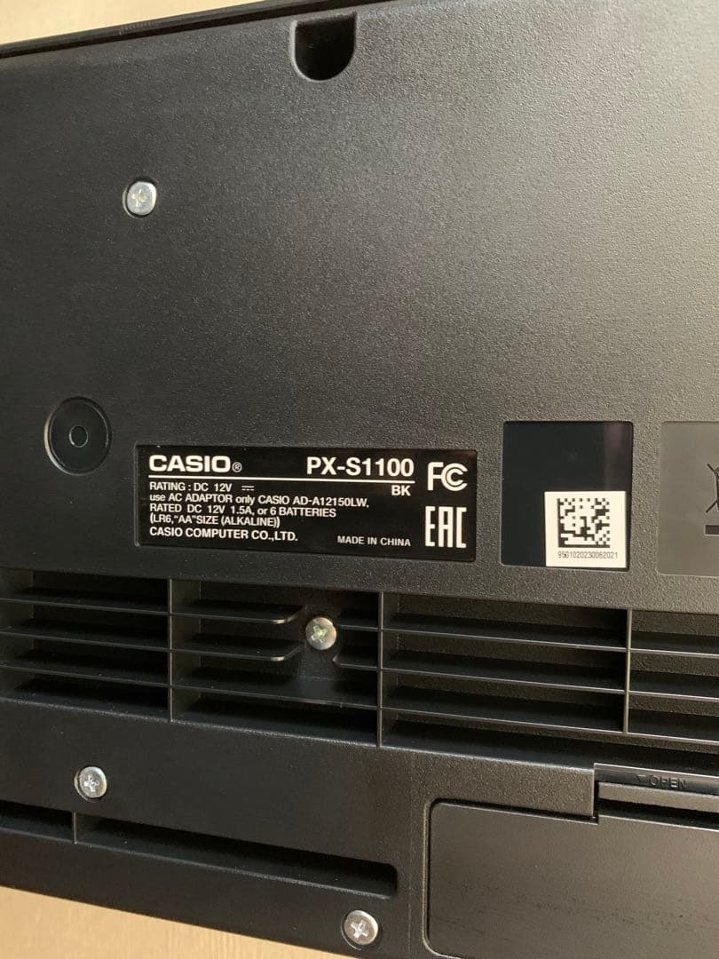 Casio Privia PX-S1100 Black 23年製 たのメル便