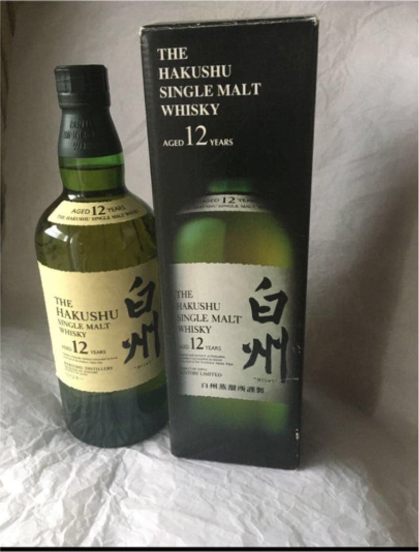 古酒・旧ボトル　サントリー　白州 12年 43度 700ml 専用箱付