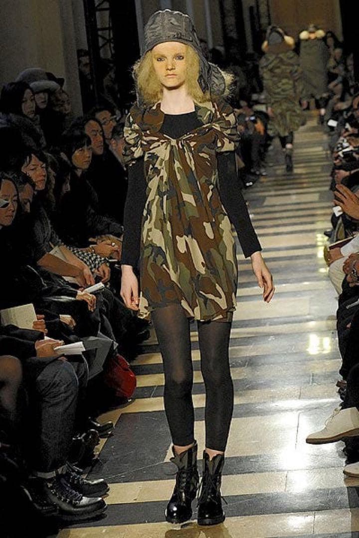 い*し様 希少JUNYA WATANABE 迷彩ミニワンピース XS コムデギャ