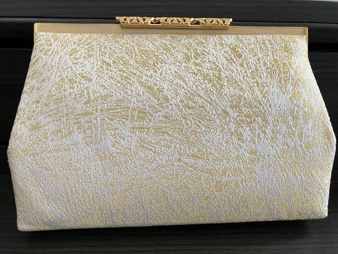 龍村美術織物　もみ菊　パーティーバッグ