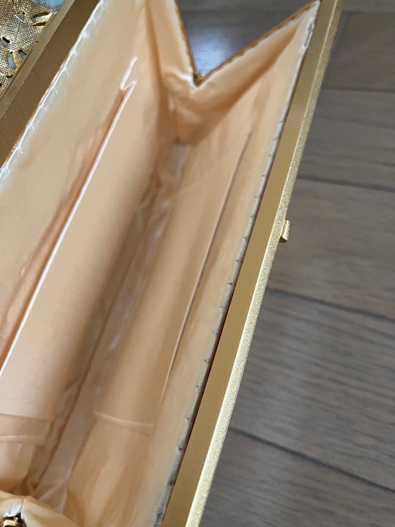 龍村美術織物　もみ菊　パーティーバッグ