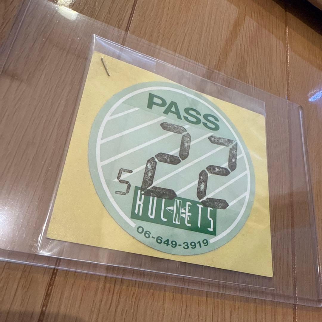 未使用 92.5.22 難波rockets スタッフパス ラルク L'Arc