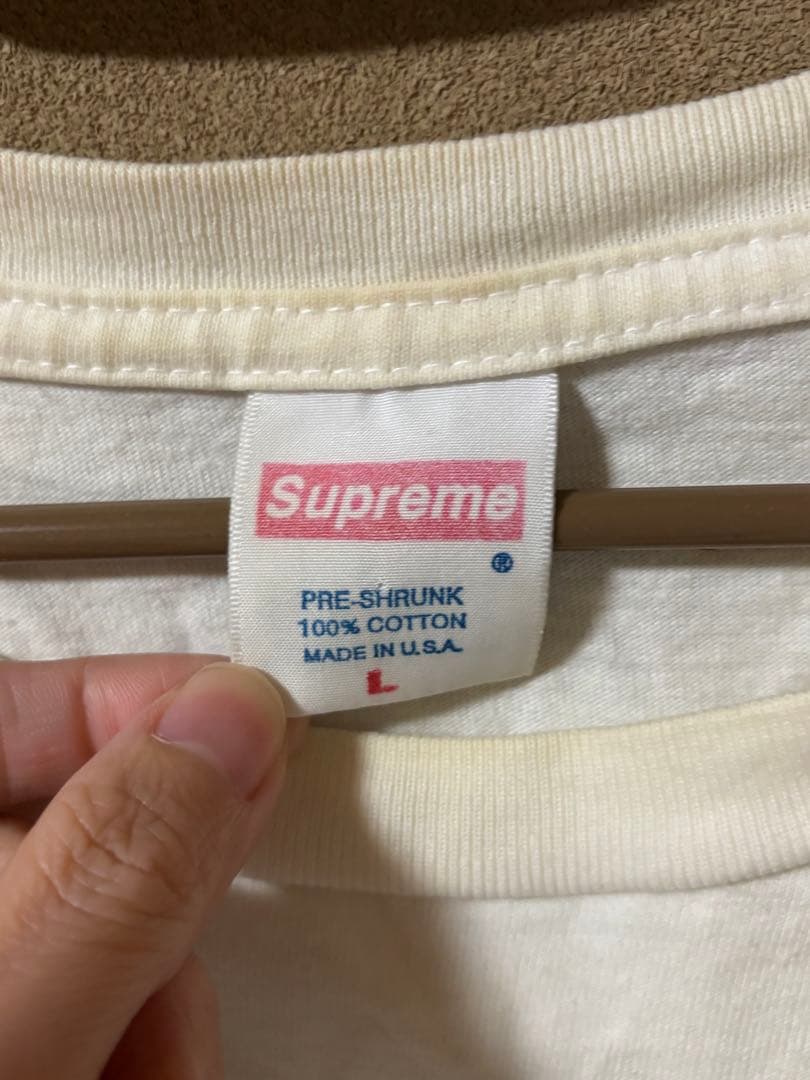 Supreme ケイト・モス Tシャツ L ホワイト 初期 名作 古着