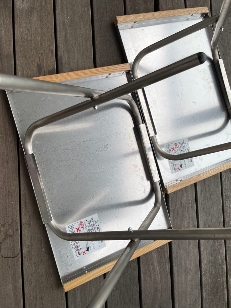 ユニフレーム 焚き火テーブル2台とオリジナルケース、IKEAレンプリグ付き