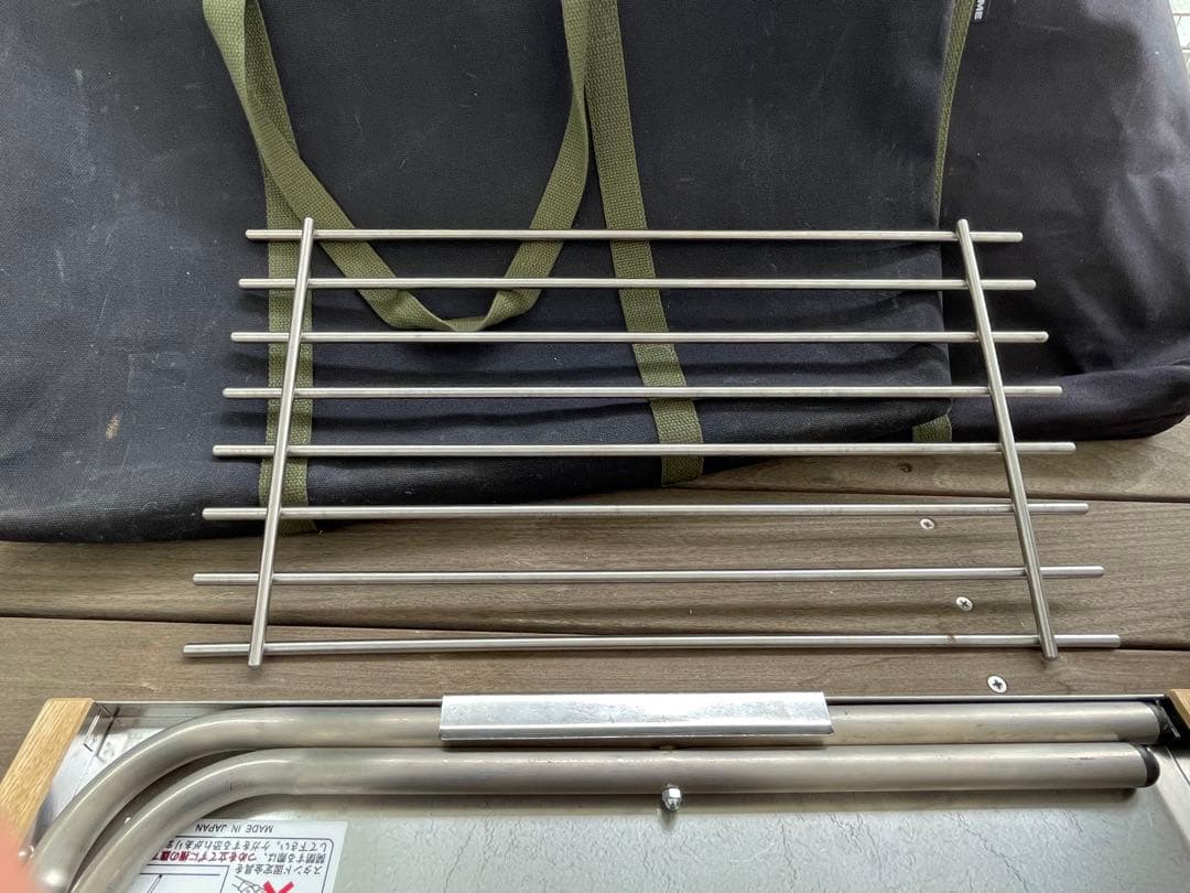 ユニフレーム 焚き火テーブル2台とオリジナルケース、IKEAレンプリグ付き