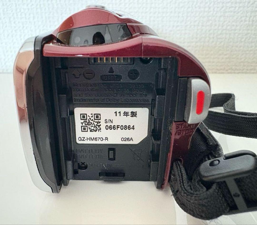 【びび さん専用】JVC Everio GZ-HM670-N レッド32GB