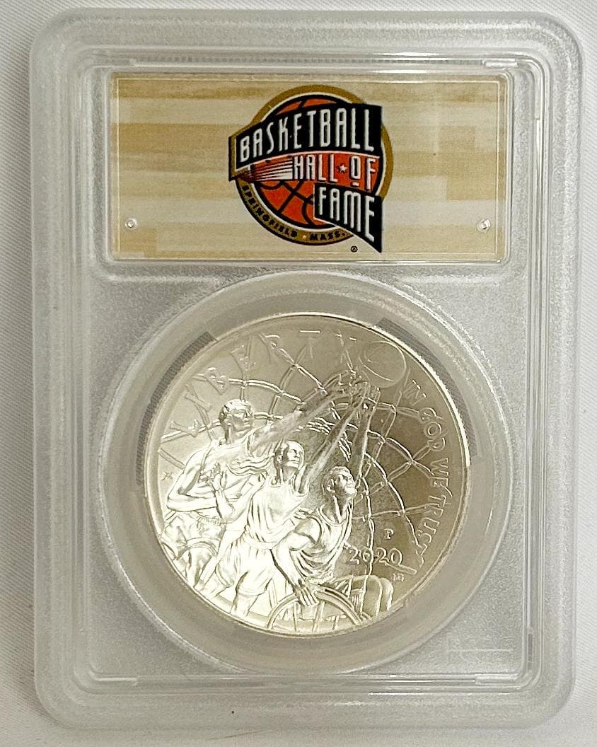 2020年　アメリカ　バスケットボール　PCGS　MS70 　S1＄